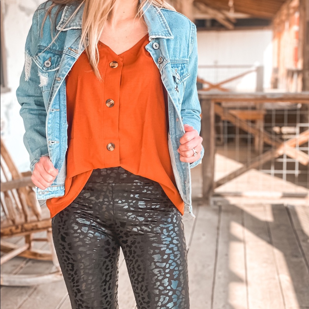 Shine Leopard For Me Leggings